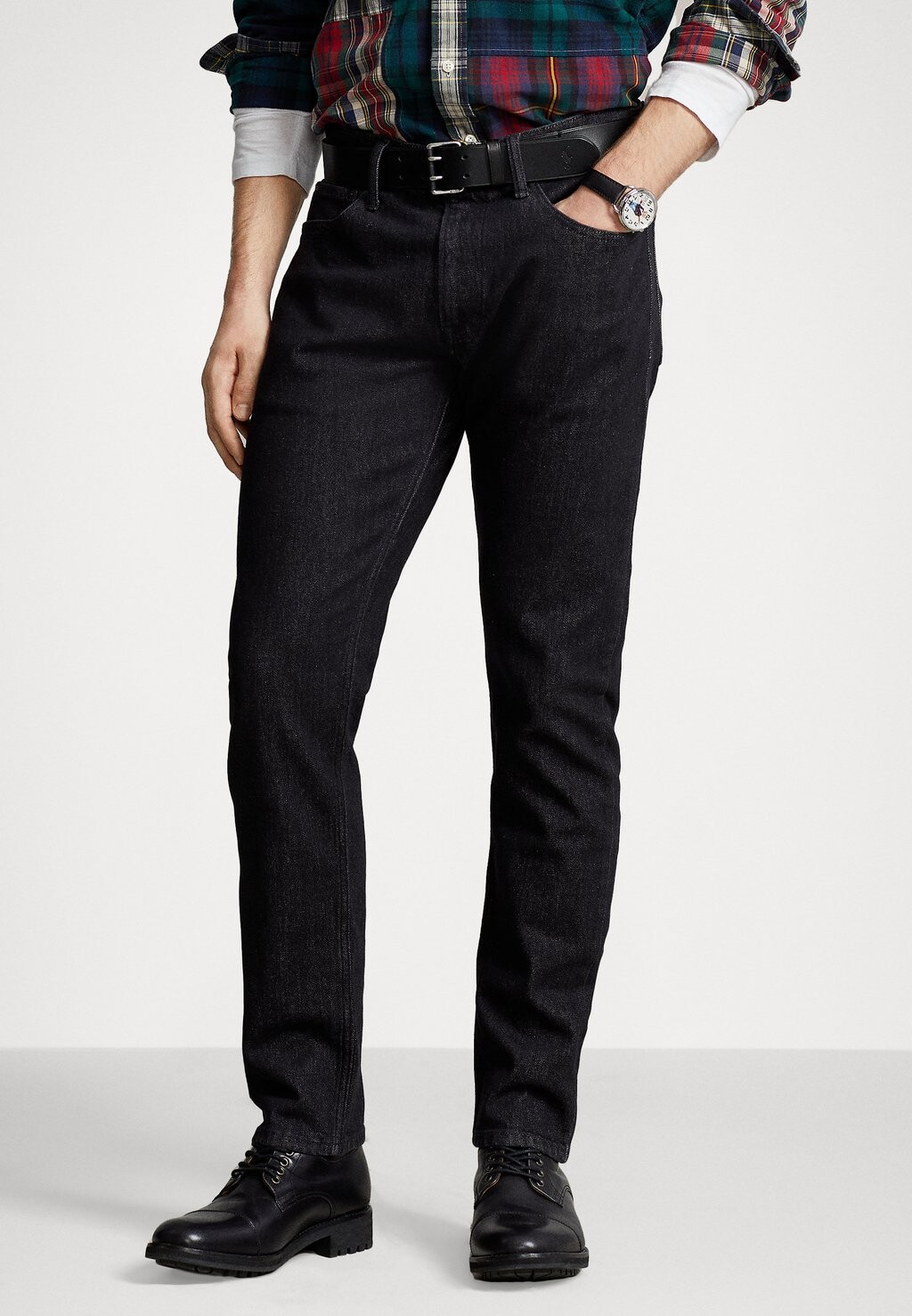 

Джинсы приталенного кроя PARKSIDE FULL LENGTH SLIM Polo Ralph Lauren, черный