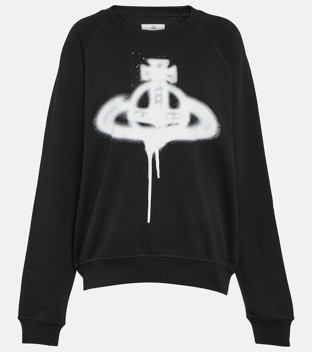 

Толстовка из хлопка с принтом orb Vivienne Westwood, черный