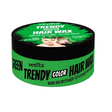 Модный цветной воск для волос Воск для укладки волос Зеленый Markenlos