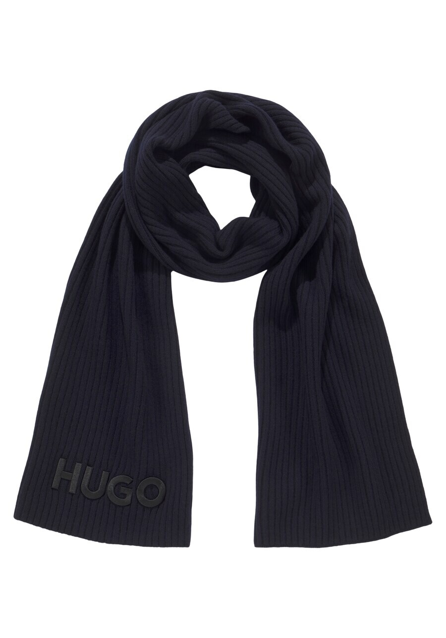 

Шарф HUGO Scarf, морской синий