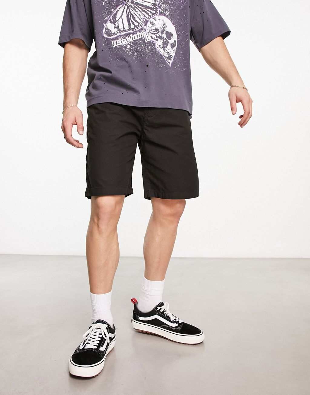 

Черные винтажные шорты Carpenter Superdry