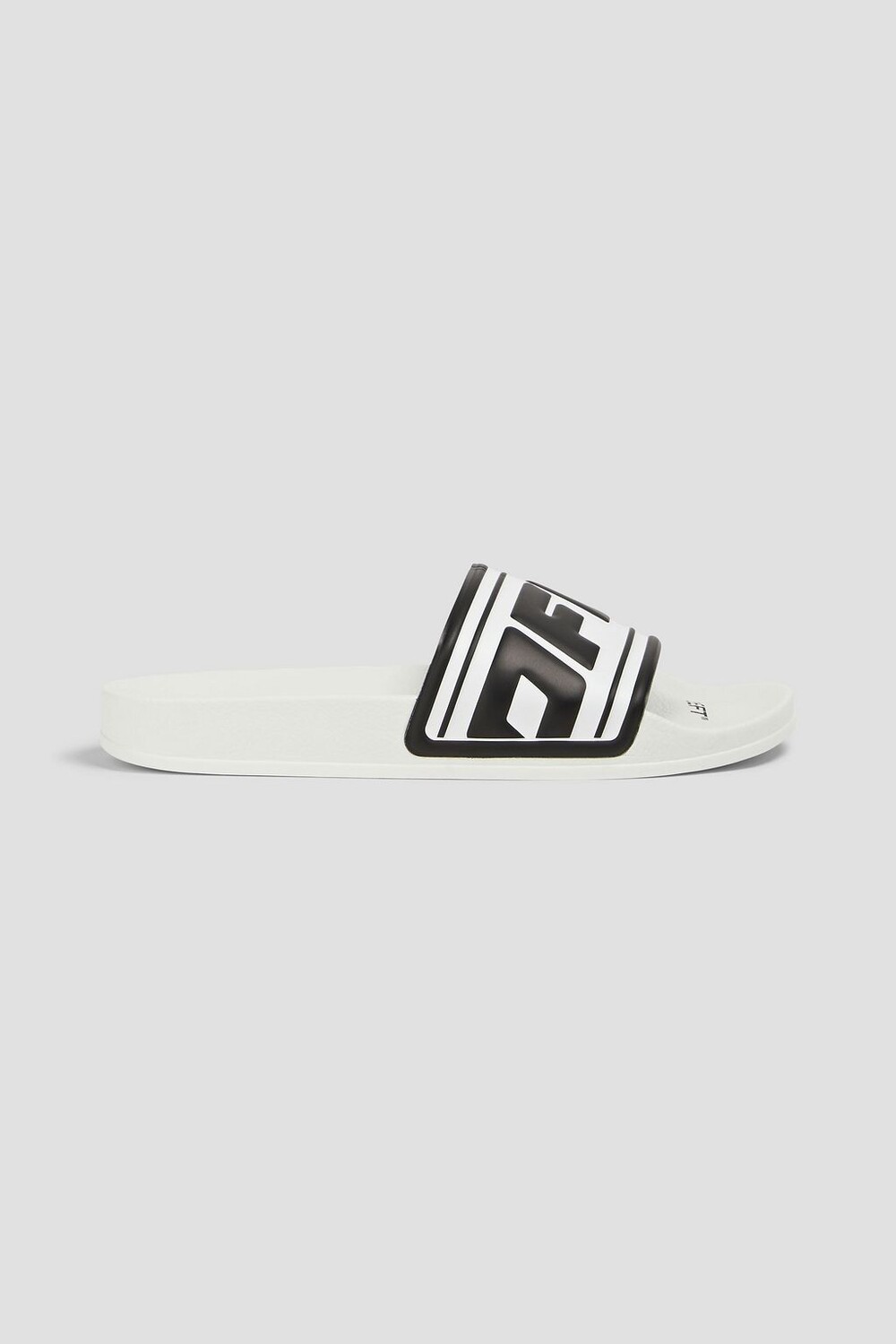 

Шлепанцы из искусственной кожи с тисненым логотипом Off-White, белый