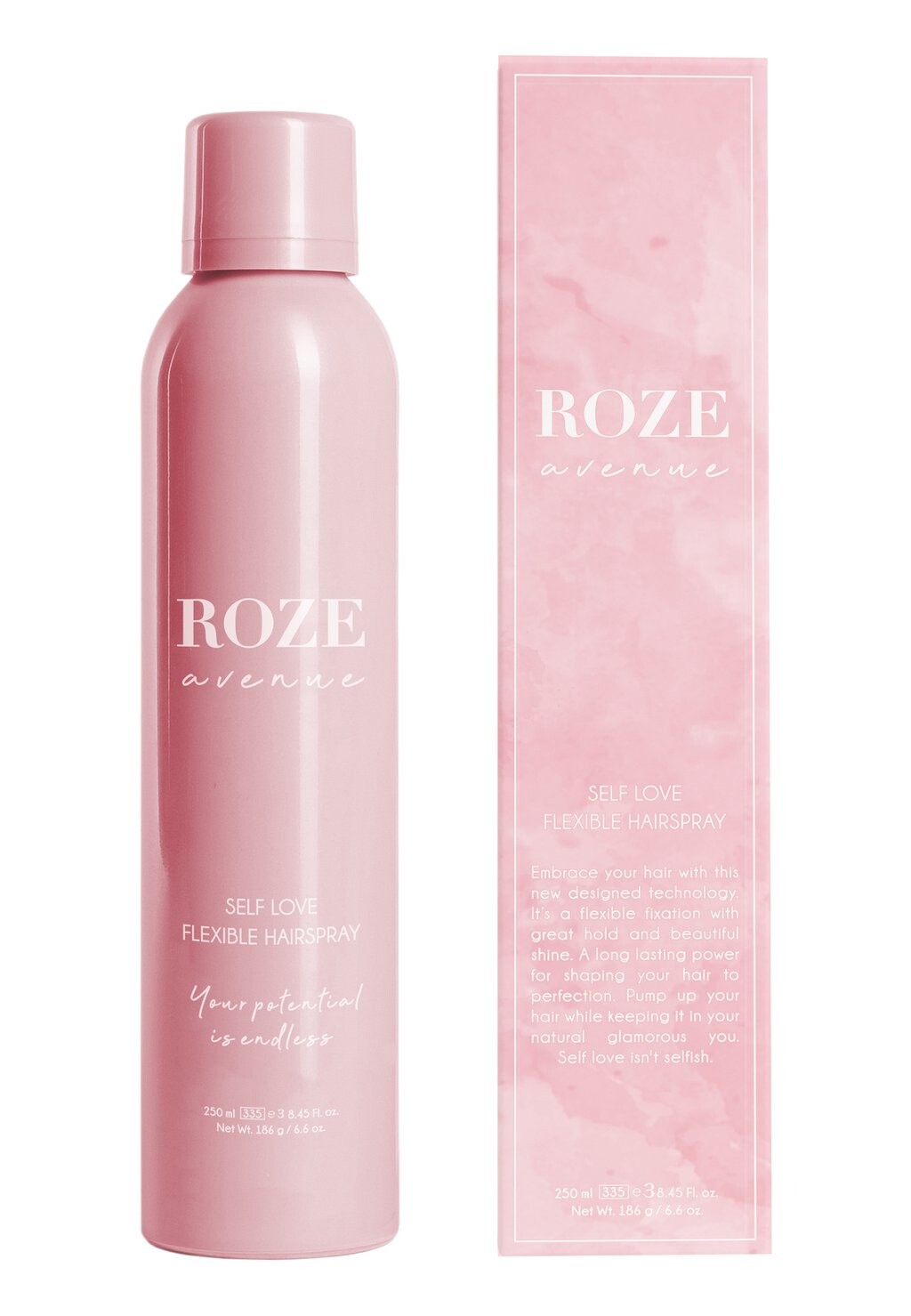 

Шампунь ROZE AVENUE HAIR SPRAY SELF LOVE FLEXIBLE, цвет pink