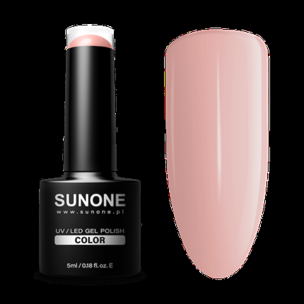 цена Гель-лак Sunone UV/Led Цветной гибридный лак для ногтей 5 мл R12 Bina, Nails