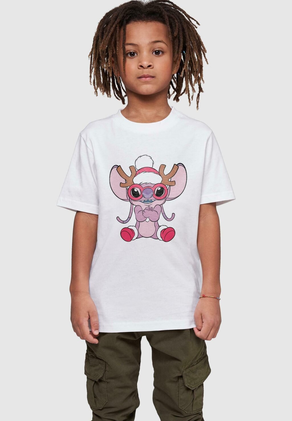 

Футболка с принтом LILO AND STITCH REINDEER ABSOLUTE CULT, цвет white