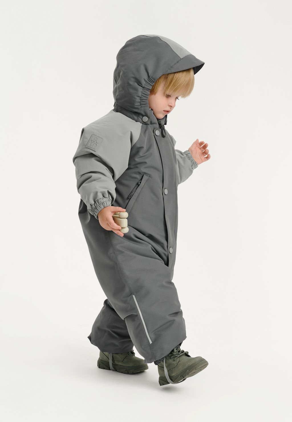 

Зимний комбинезон COLOR BLOCK Leokid, цвет fjord gray