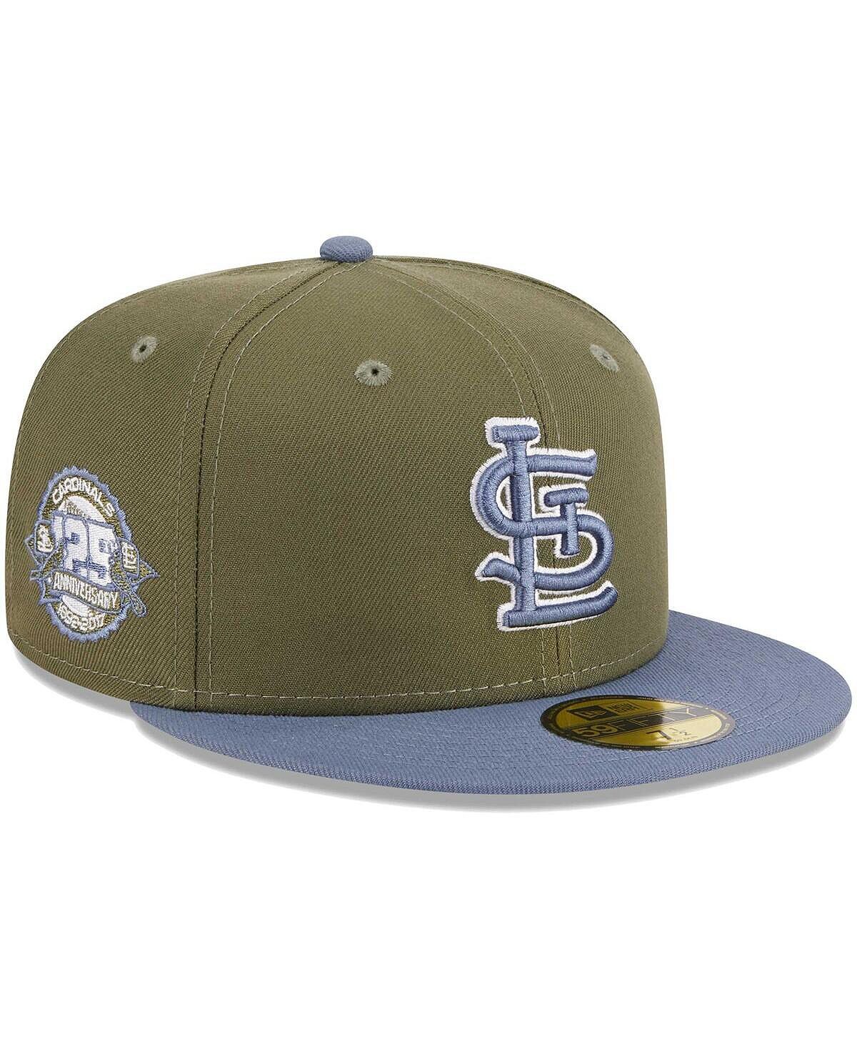 

Мужская оливково-синяя приталенная шляпа St. Louis Cardinals 59FIFTY New Era