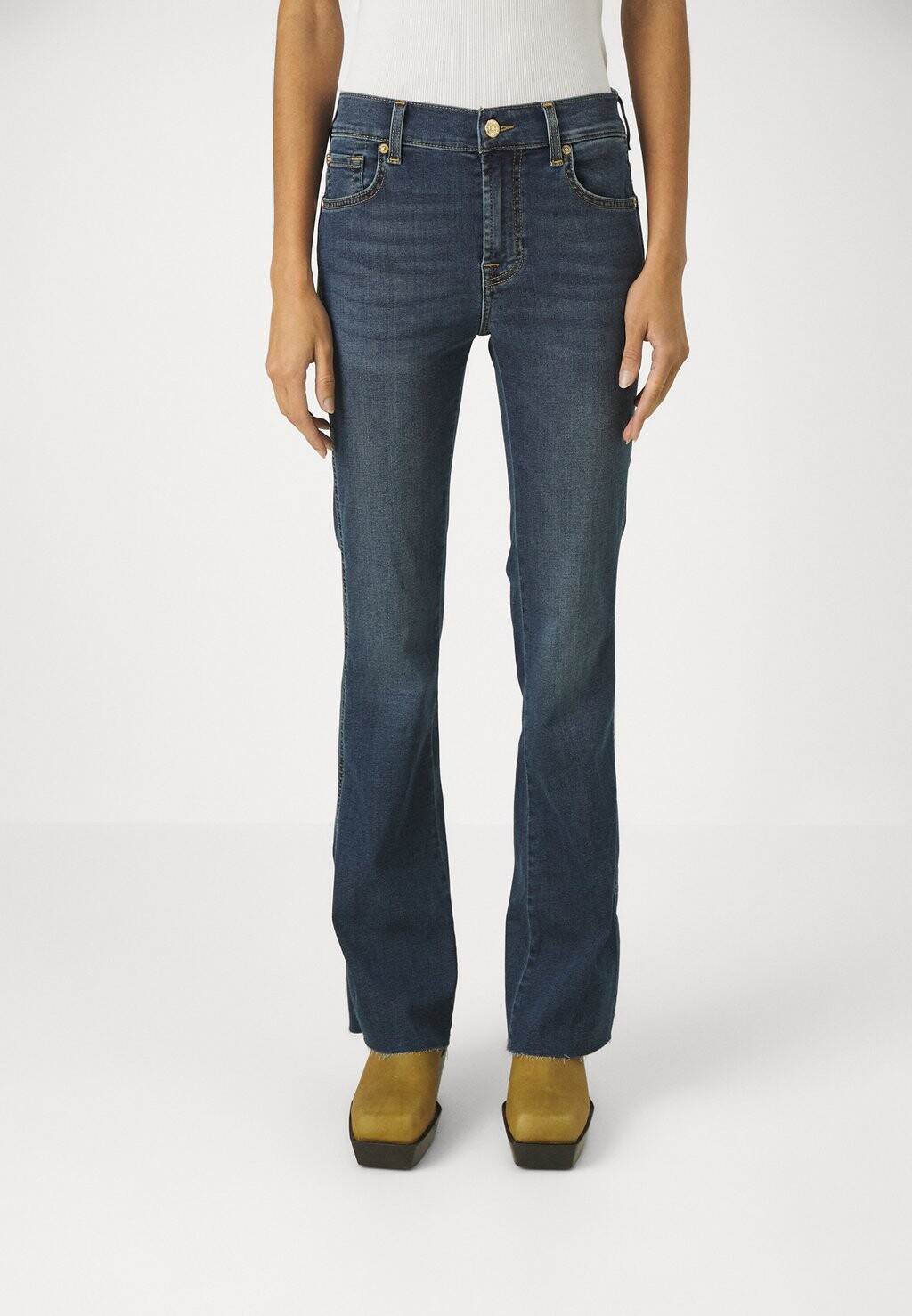 

Джинсы Bootcut TAILORLESS BAIDUC 7 for all mankind, каменно-синий деним
