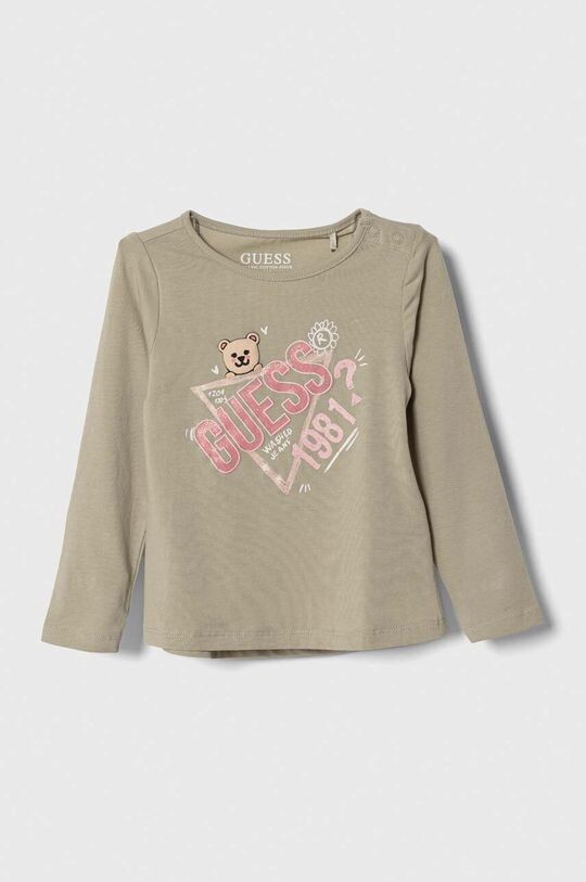 

Футболка с длинными рукавами Guess, зеленый