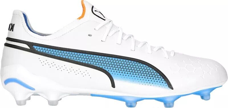 

Женские футбольные бутсы Puma King Ultimate FG/AG, белый/синий