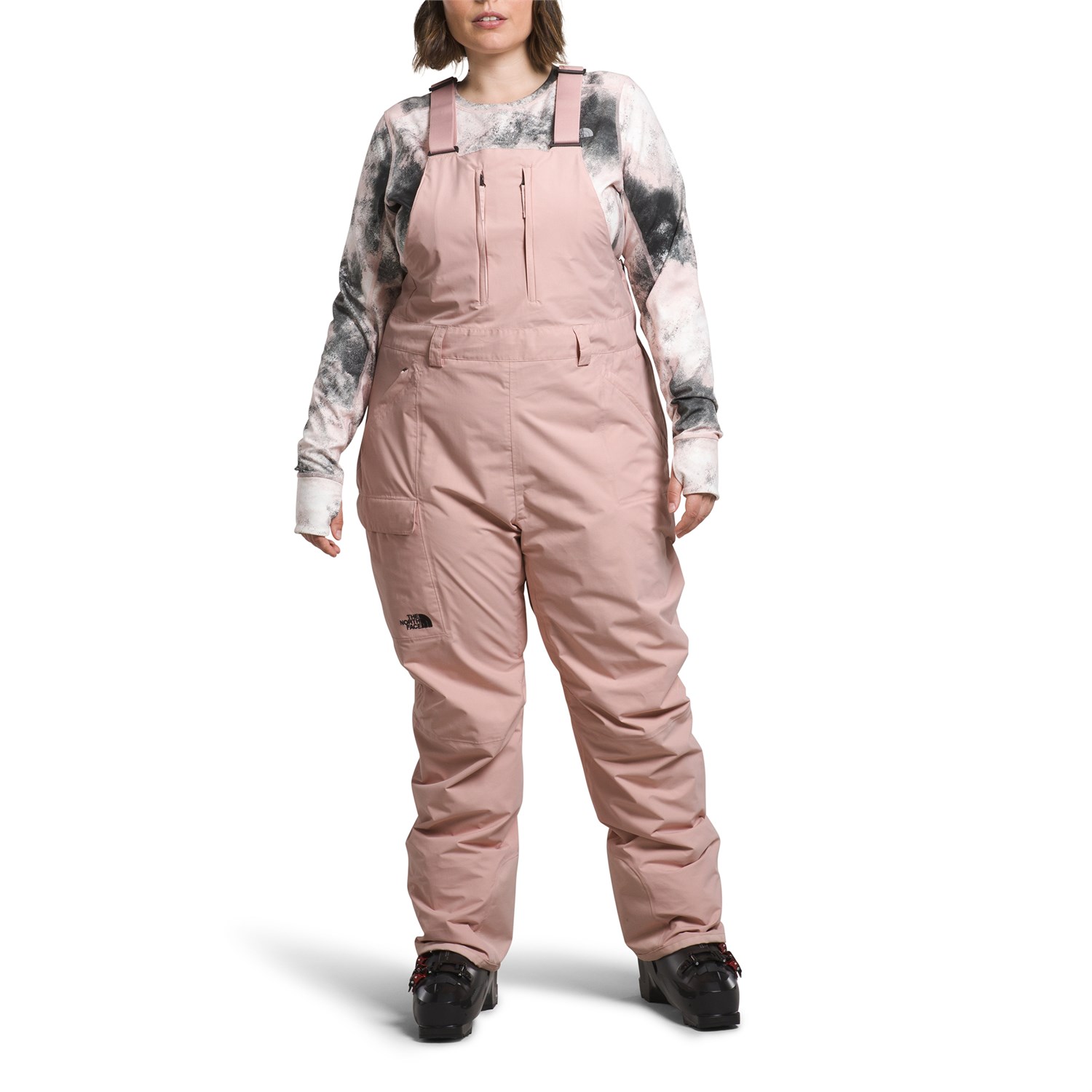 цена Горнолыжные брюки The North Face Freedom Plus, цвет Pink Moss
