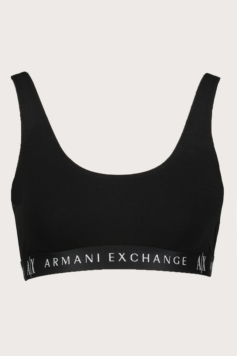 

Бюстье с логотипом Armani Exchange, черный