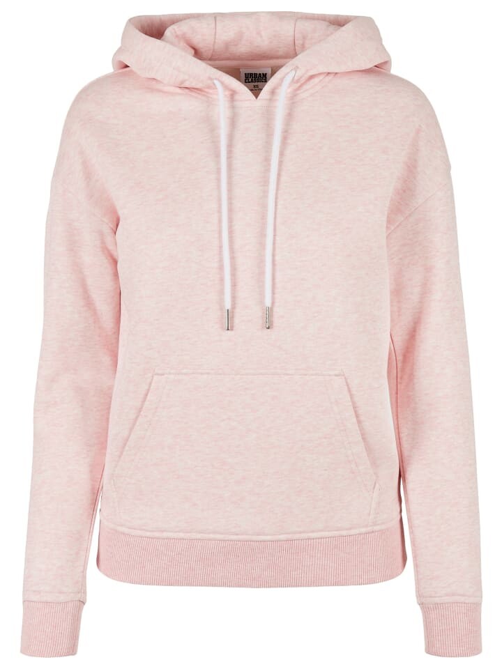 

Толстовка Urban Classics, цвет pink melange, Белый