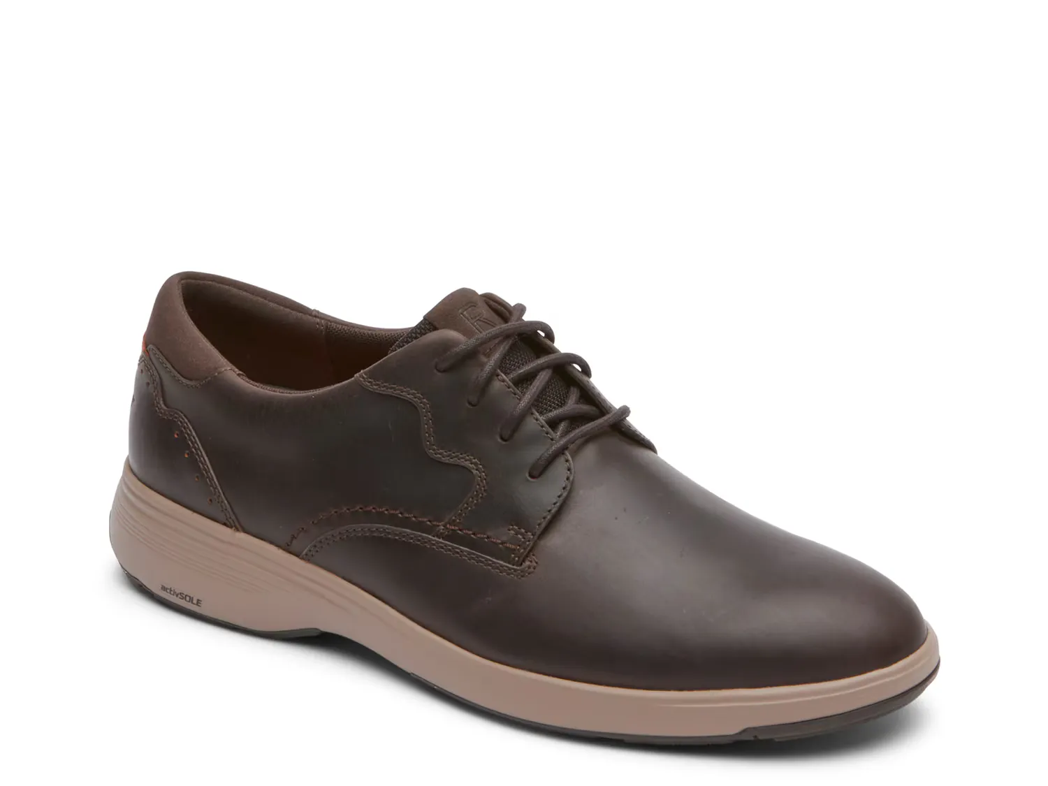 

Кроссовки Noah Plain Toe Oxford Rockport, темно-коричневый