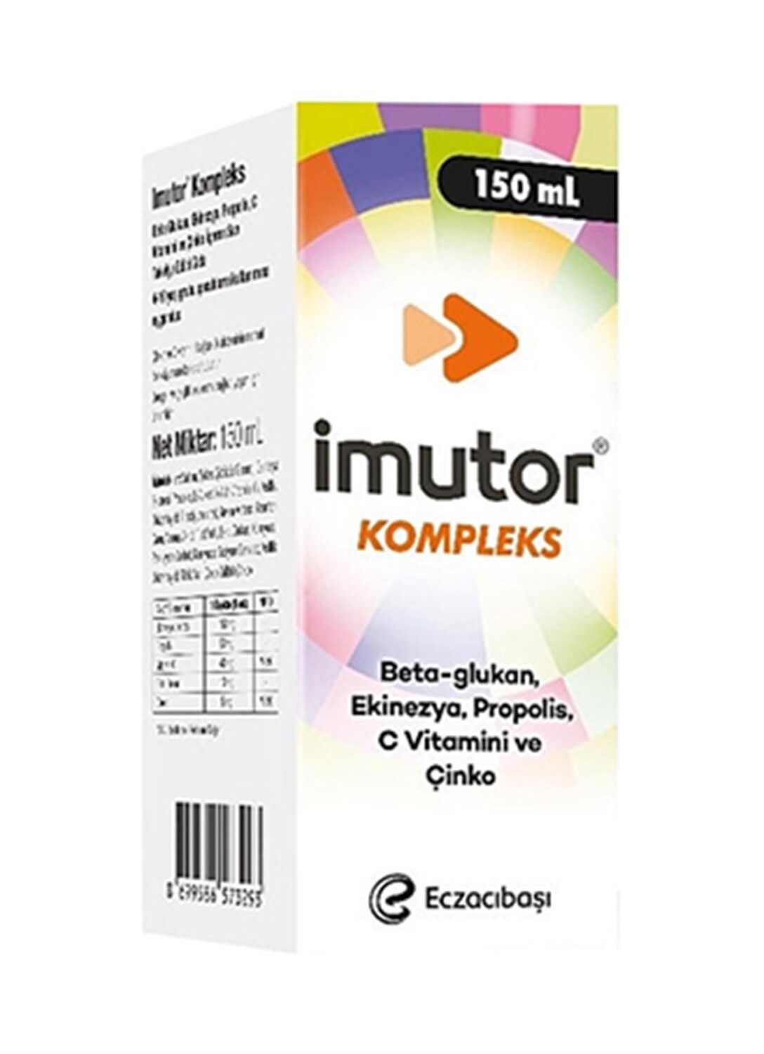 

Имутор Комплекс 150 мл Сироп ECZACIBAŞI