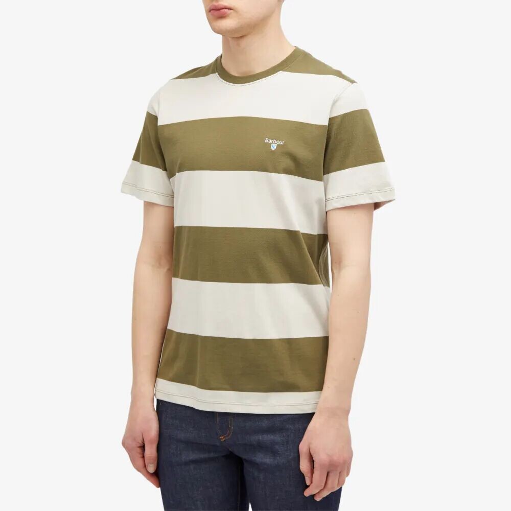 

Футболка в полоску Barbour Whalton, зеленый