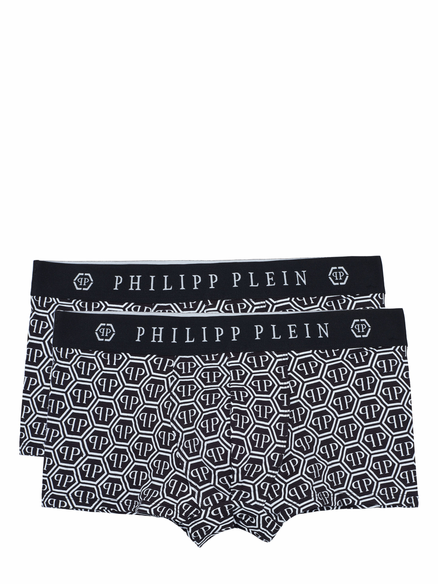 

Трусы 2 шт Philipp Plein, черный/белый