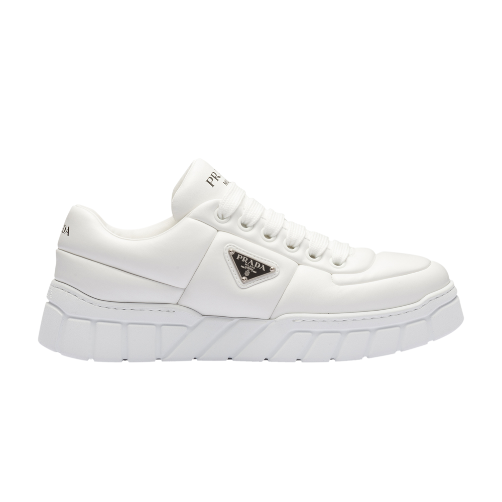 Обувь Prada Padded Nappa Leather, белый
