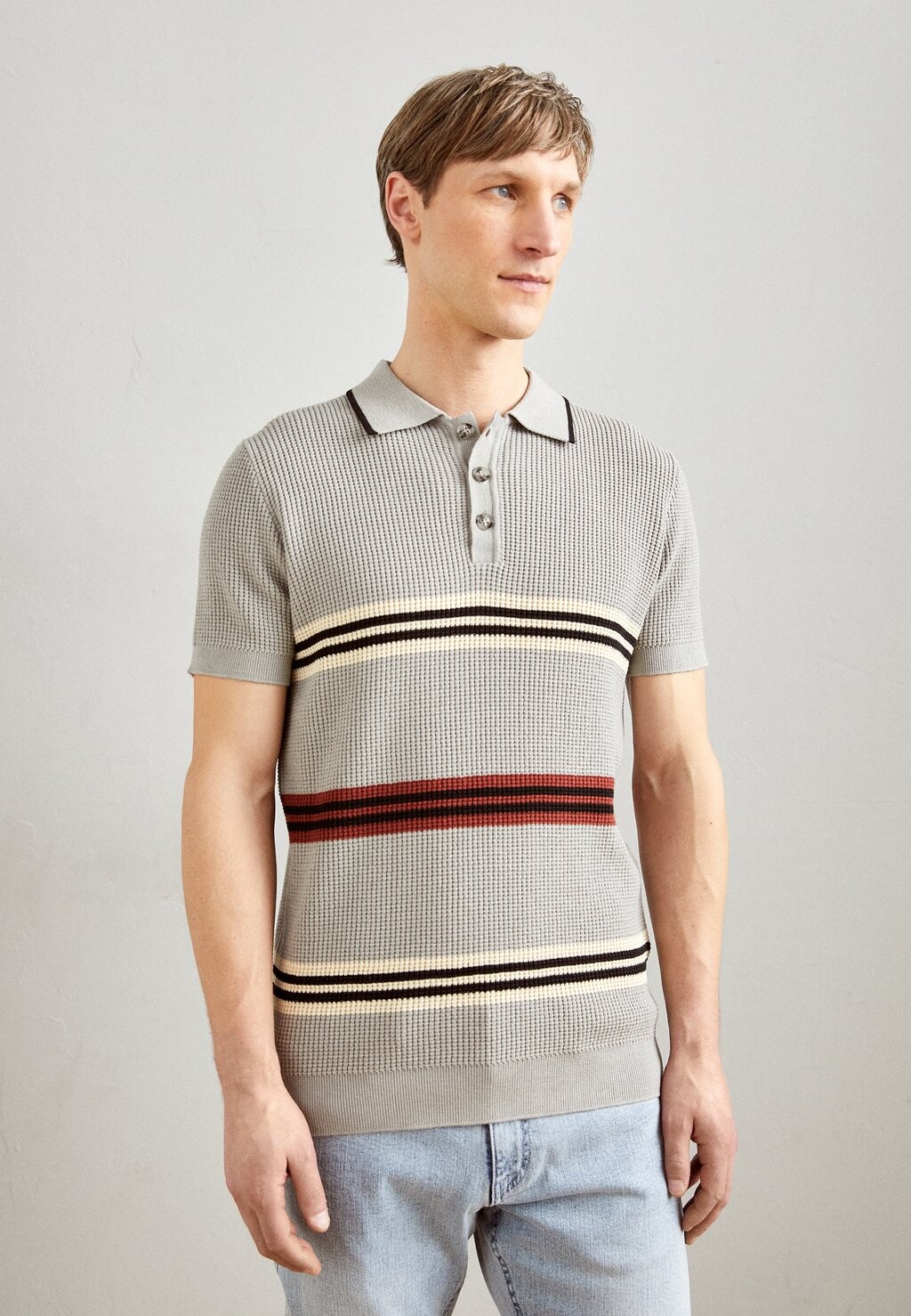 

Рубашка-поло INGAYOUP INDICODE JEANS, цвет grey