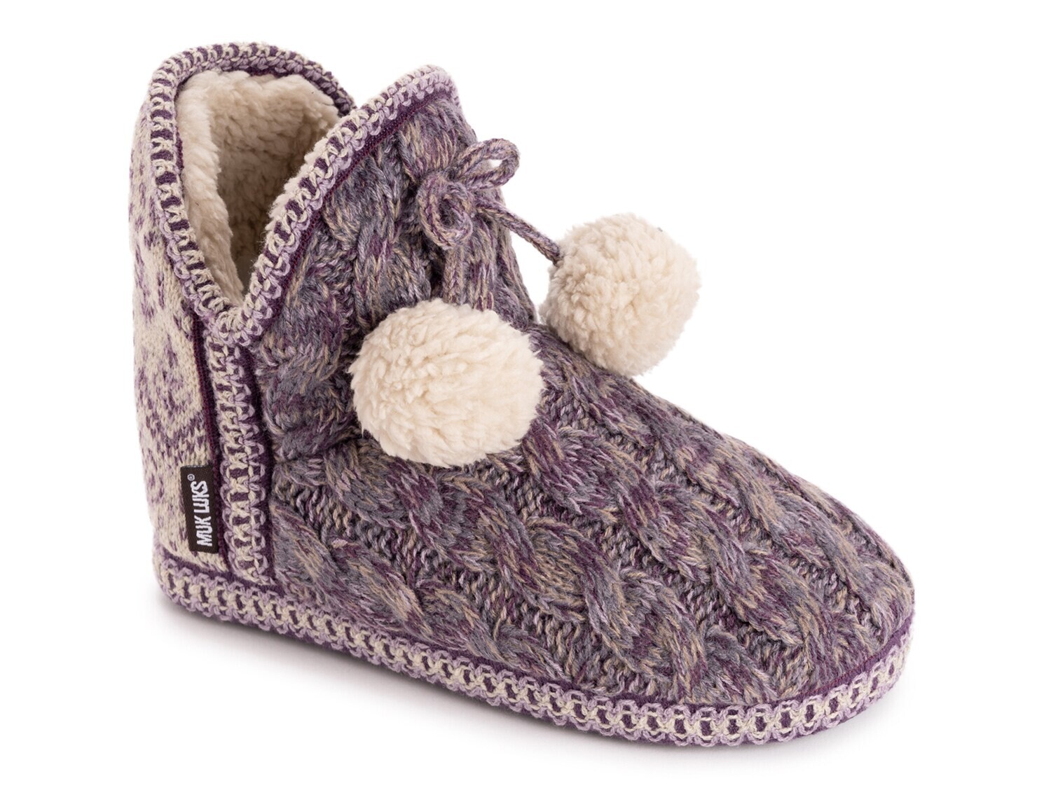 

Тапочки Muk Luks Amira, молочный