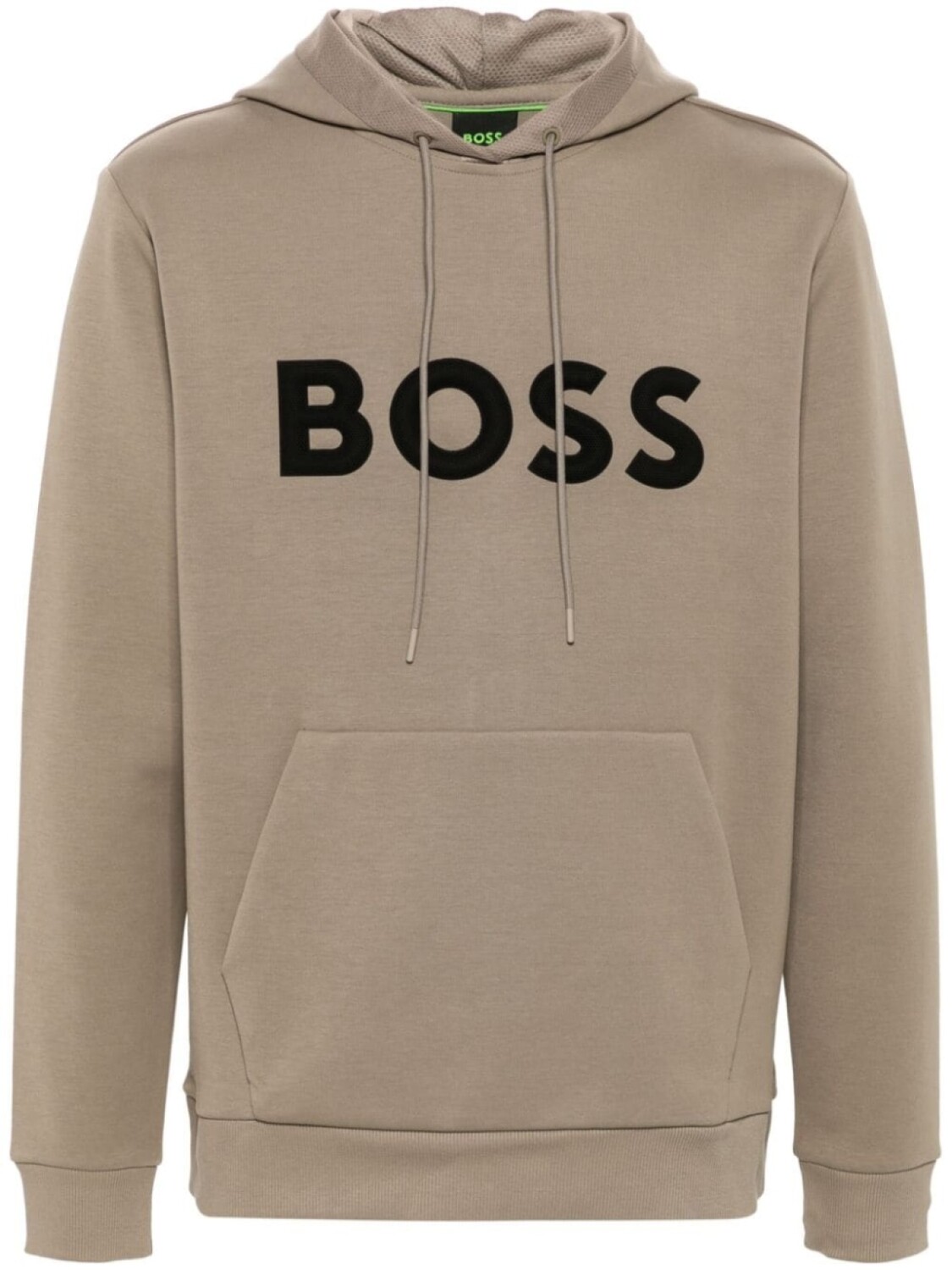 

BOSS худи с тисненым логотипом, нейтральный цвет