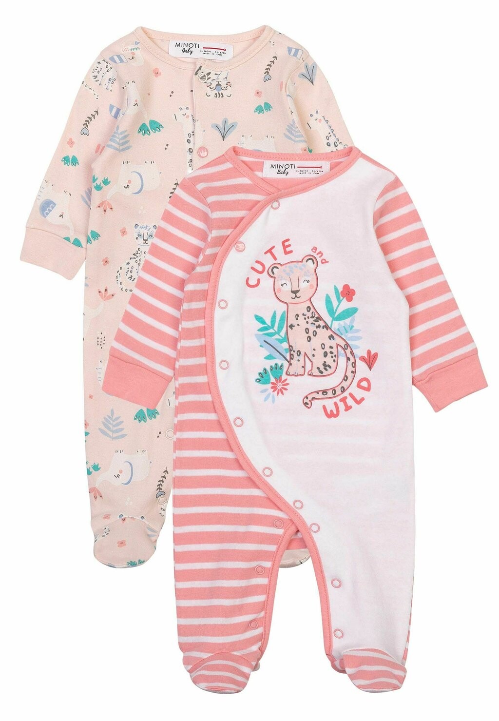 

Комбинезон 2 PACK MINOTI, цвет peach white
