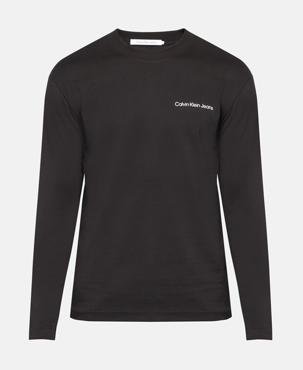 

Топ с длинными рукавами Calvin Klein Jeans, черный
