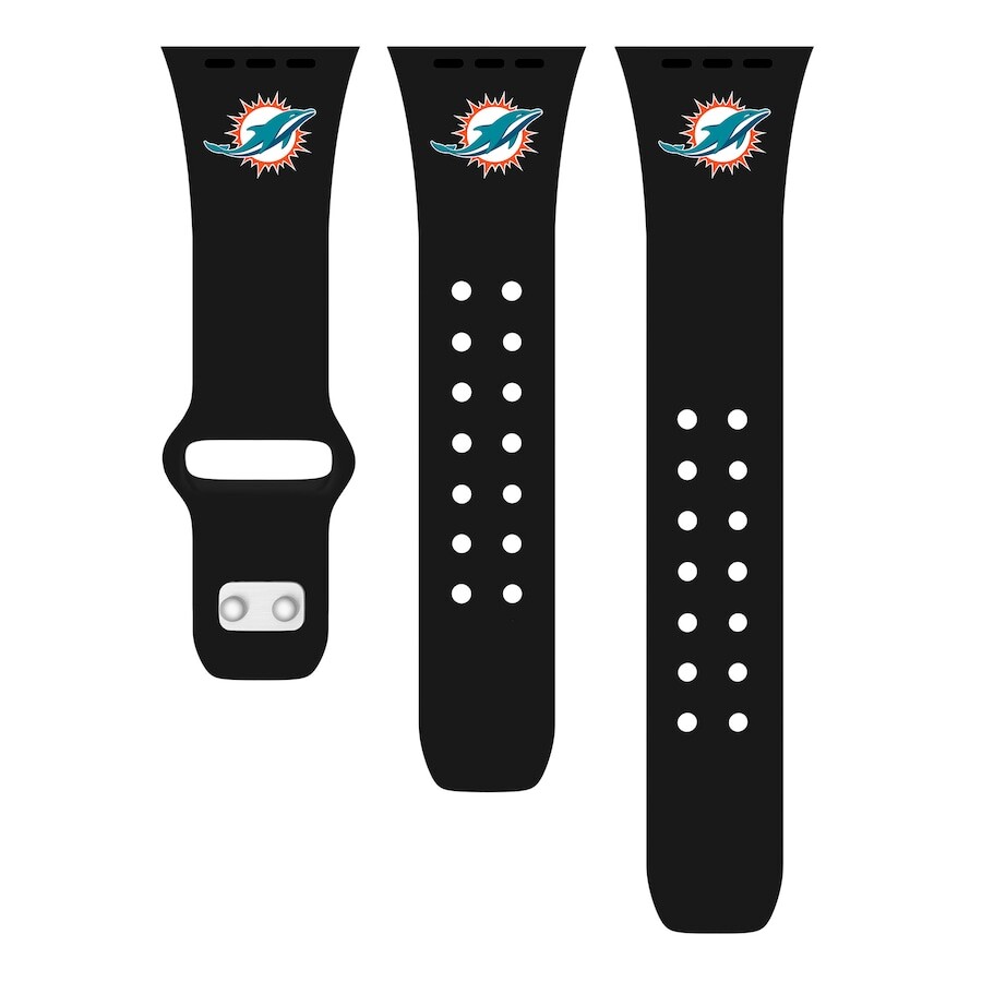 

Ремешок для часов Artinian Miami Dolphins, черный