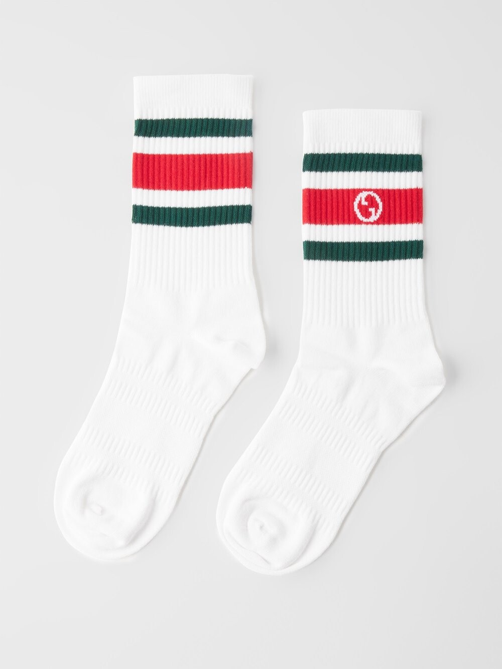 

Хлопковые носки с узором interlocking-g Gucci, белый