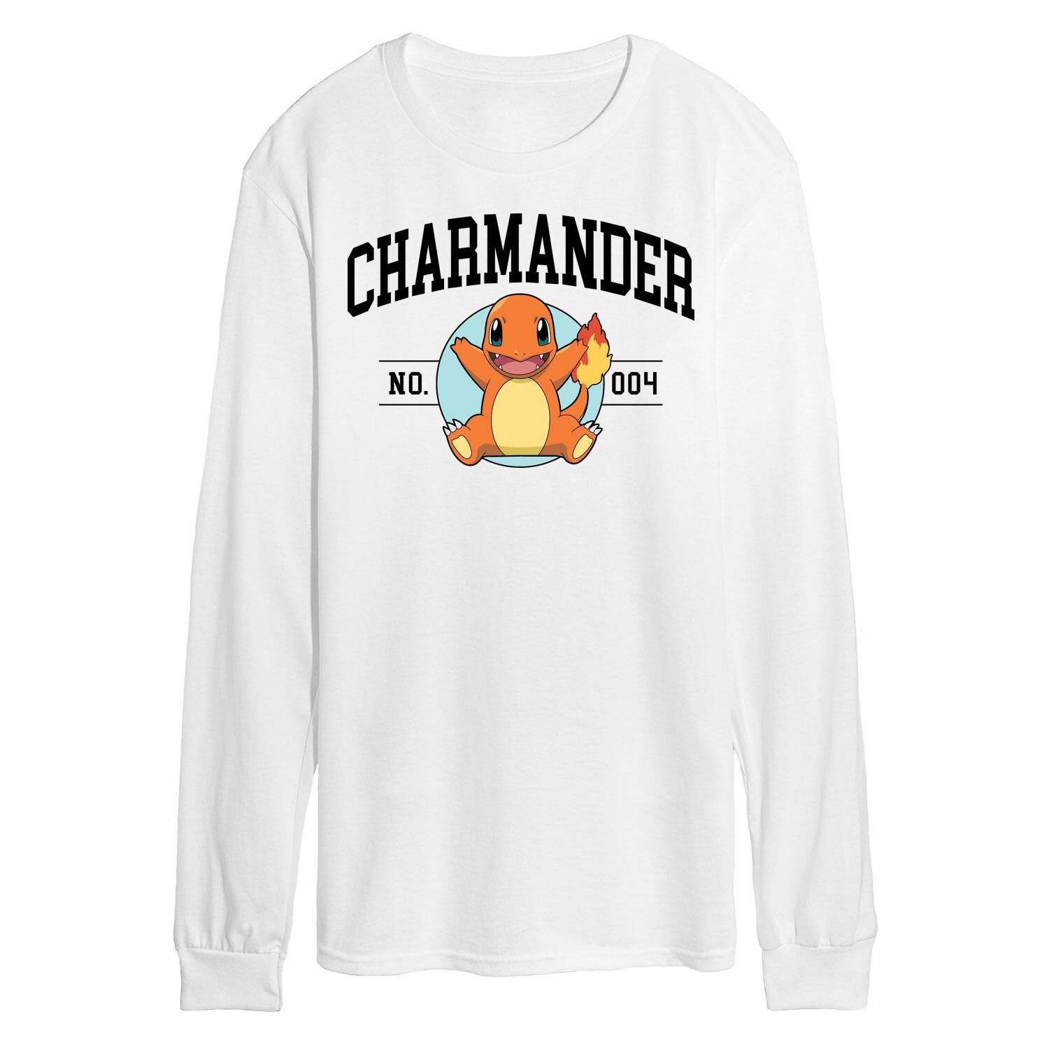 

Мужская футболка с длинными рукавами и рисунком Pokemon Charmander