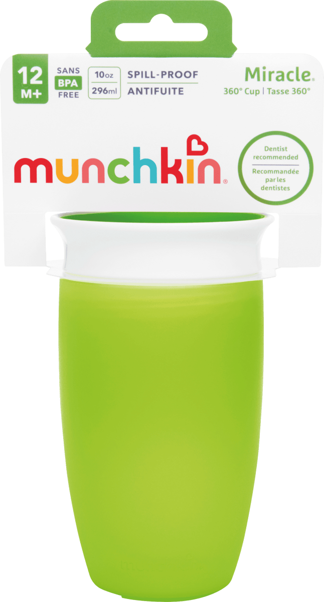 Чашка для питья 360° зеленая 296 мл 1 шт. munchkin цена и фото
