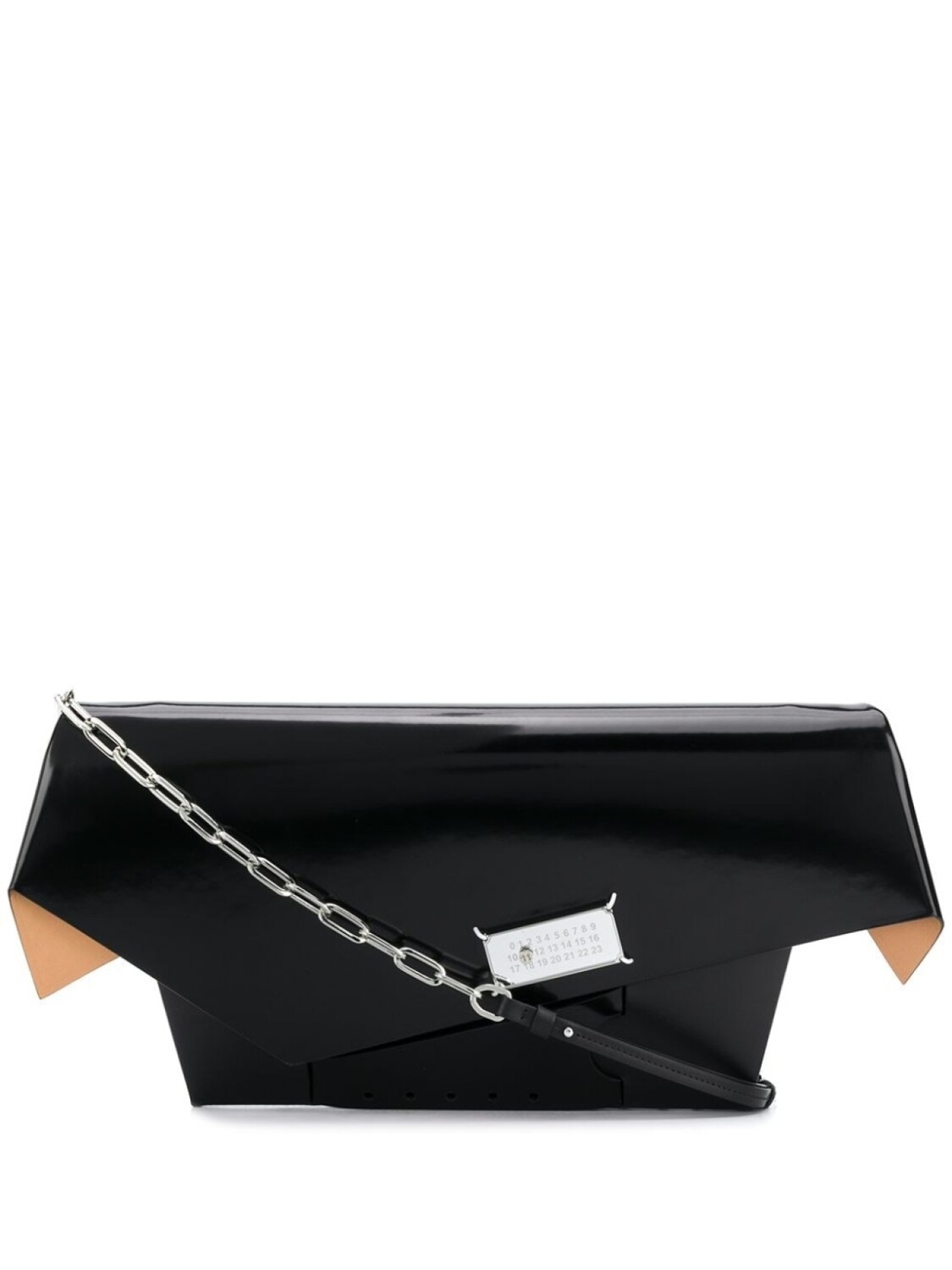 

Maison Margiela большой клатч Snatched, черный
