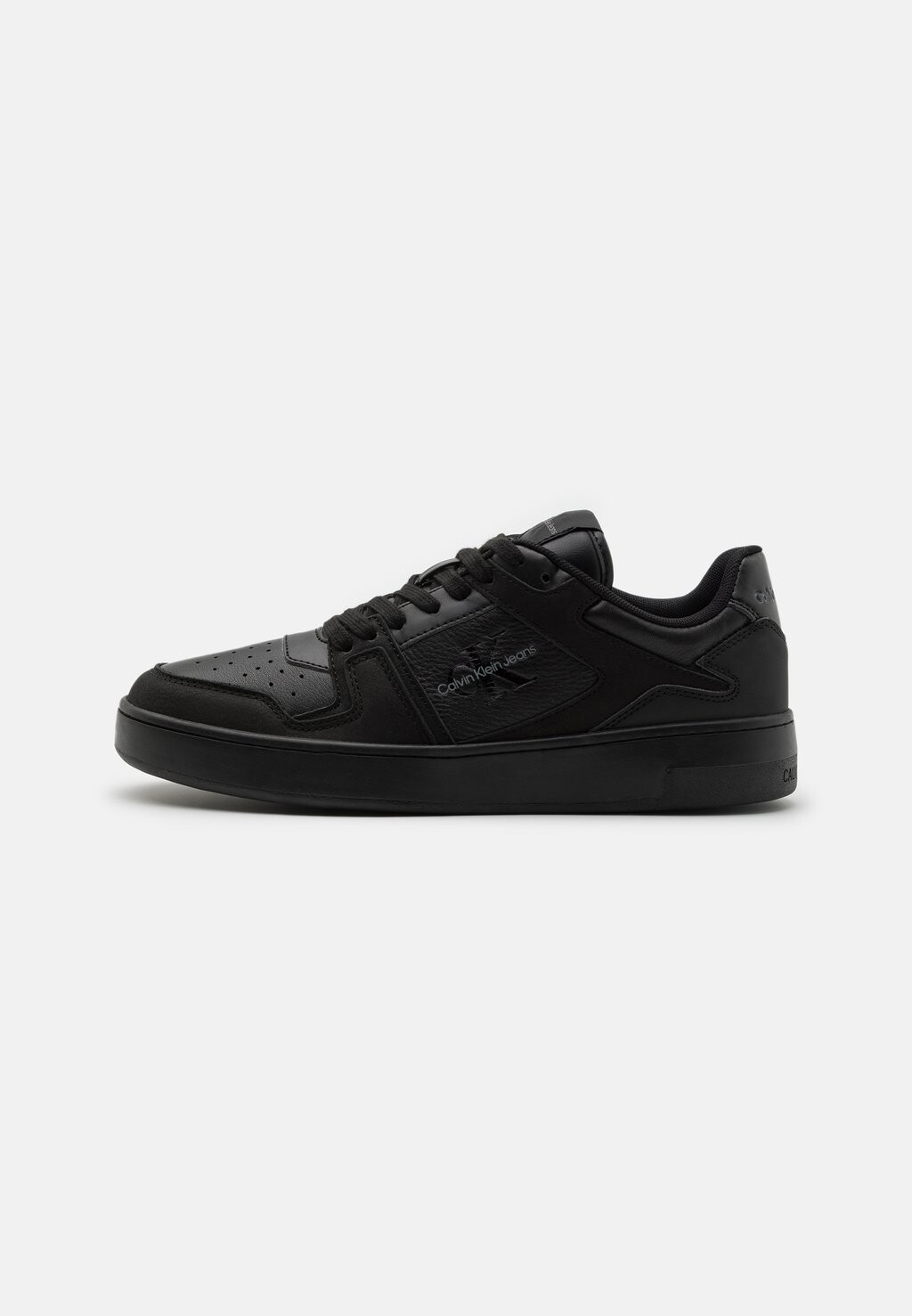 Низкие кроссовки Basket Cupsole Calvin Klein Jeans, цвет triple black низкие кроссовки run slipon lace calvin klein jeans цвет triple black