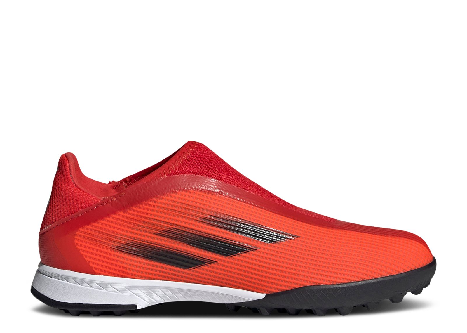 Кроссовки adidas X Speedflow.3 Laceless Tf J 'Red', красный шиповки детские adidas x speedflow 3 tf fy3322