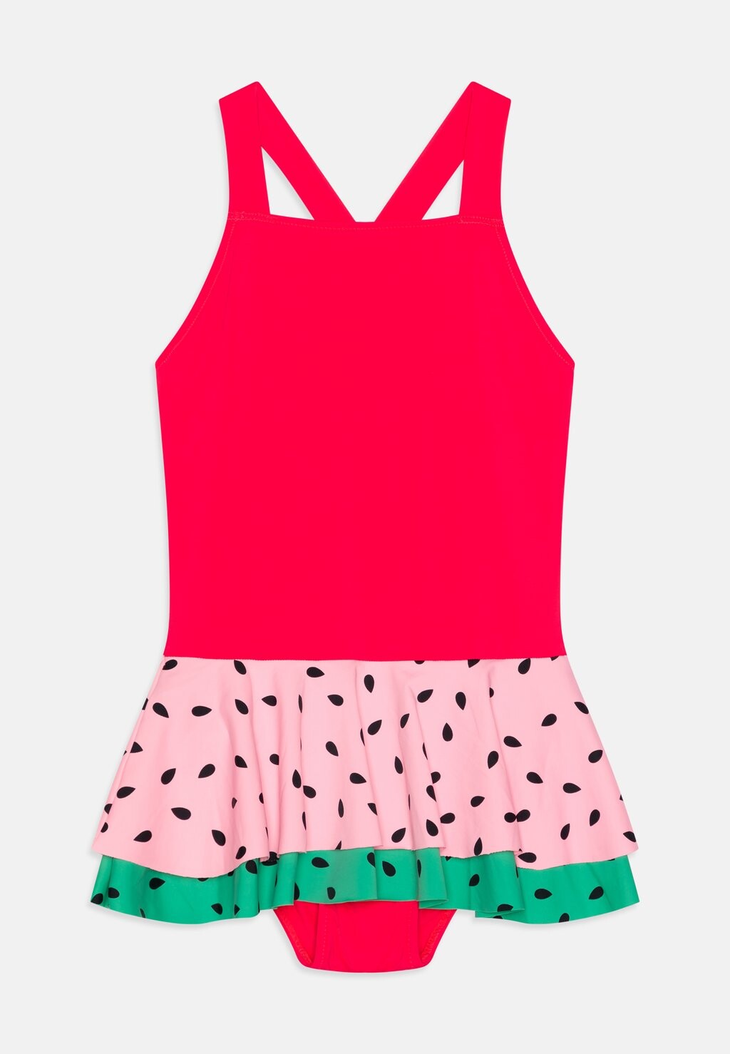 

Купальник Swimsuit Melon Flounce Lindex, цвет dark neon coral