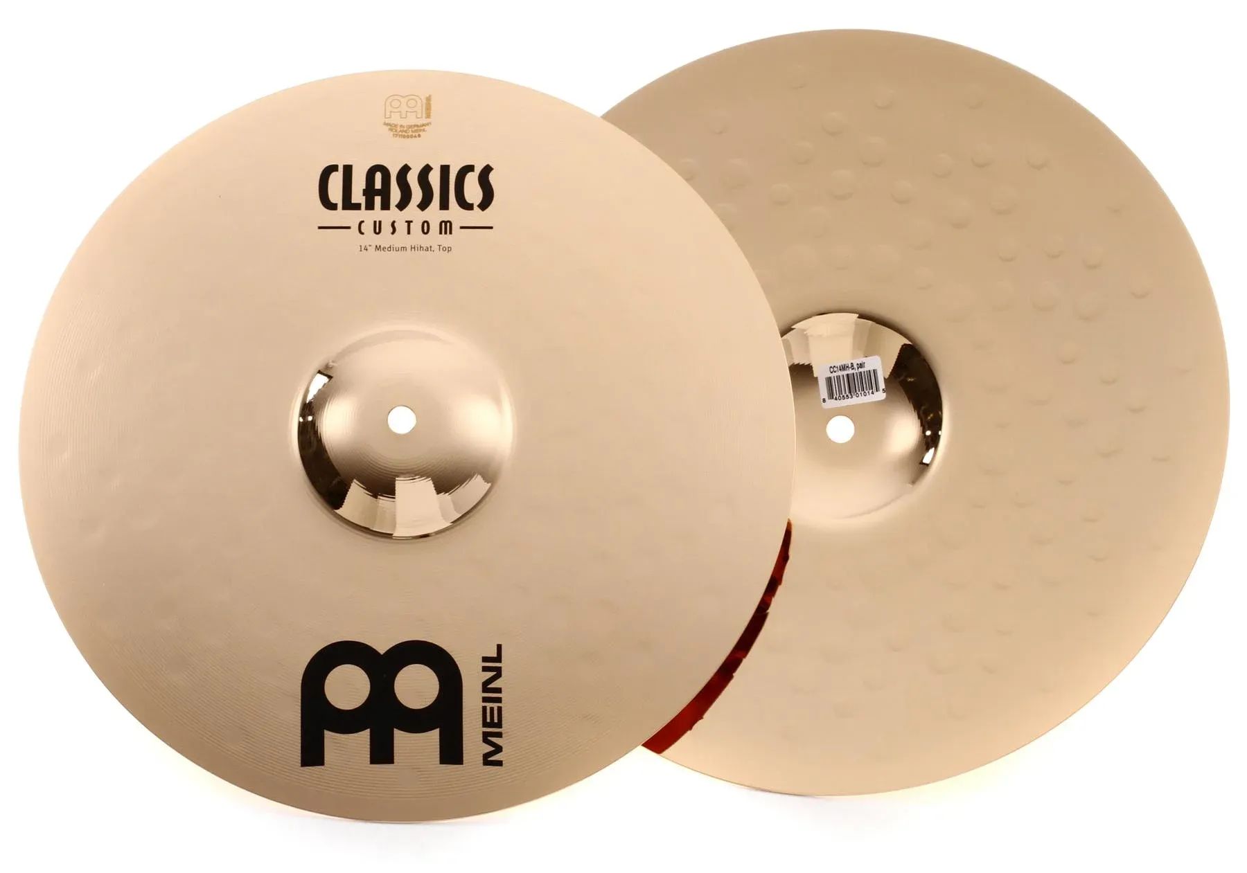 

Тарелки Meinl 14 дюймов Classics Custom Medium Hi-hat Cymbals