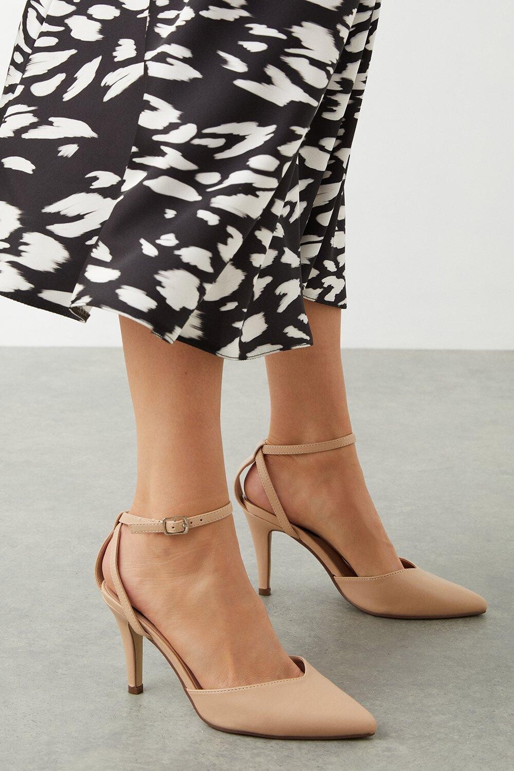 

Туфли-лодочки Erin на среднем каблуке Dorothy Perkins, бежевый