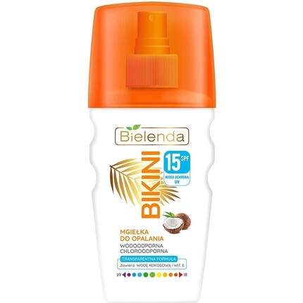 

Bielenda Bikini Кокосовый спрей для лица и волос Spf 15 150мл, Suntan