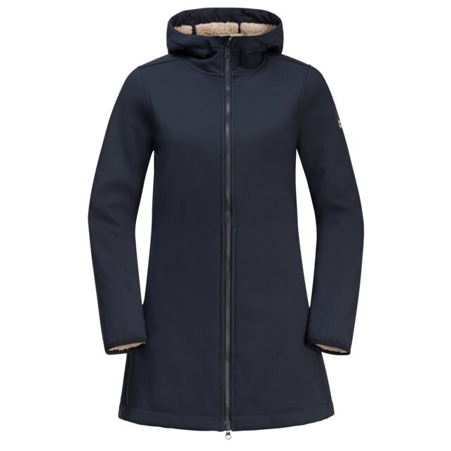 Пальто Jack Wolfskin Women's Windland Coat, цвет Night Blue цена и фото