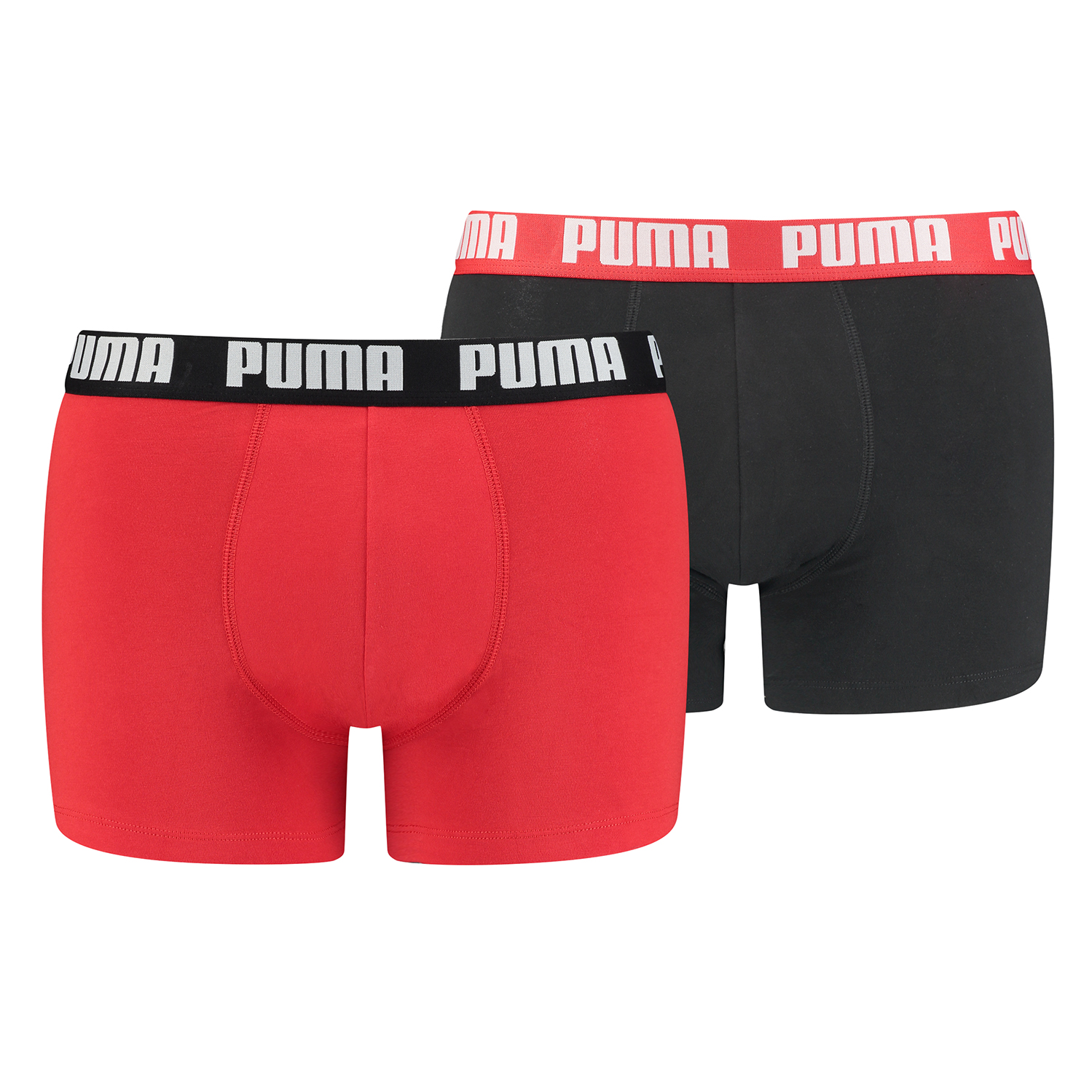 Боксеры Puma Boxershorts PUMA BASIC BOXER 2P, цвет 786 - Red / Black