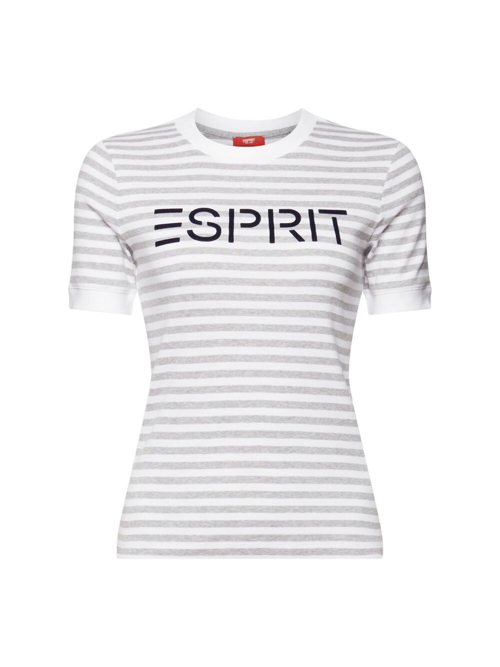 Рубашка Esprit, светло-серый/белый рубашка esprit светло серый