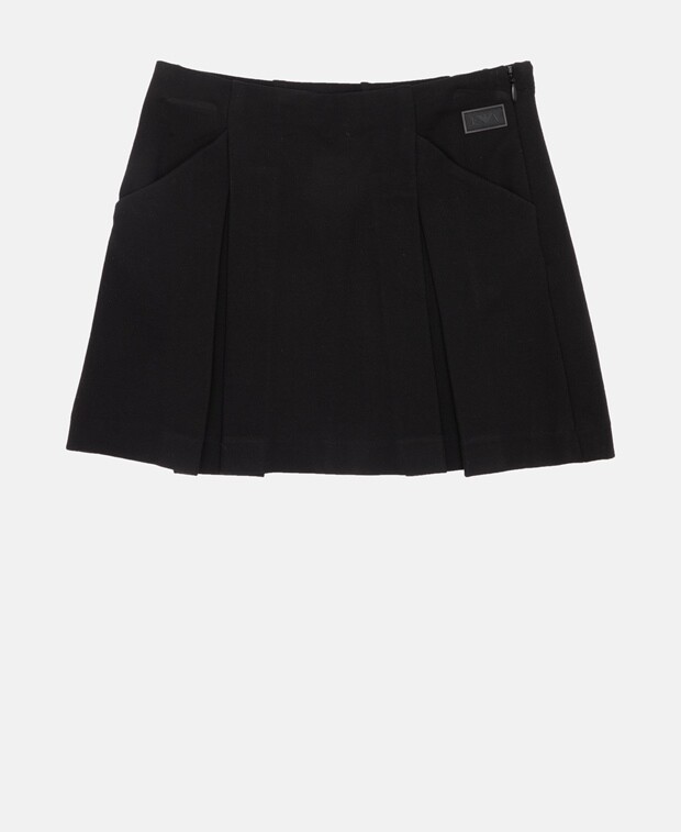 

Юбка в складку Emporio Armani, черный