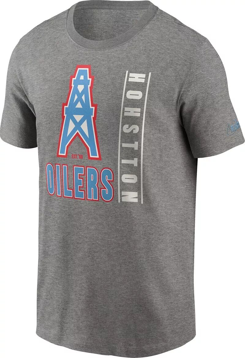 

Мужская темно-серая футболка Nike Tennessee Titans Rewind Essential Heather