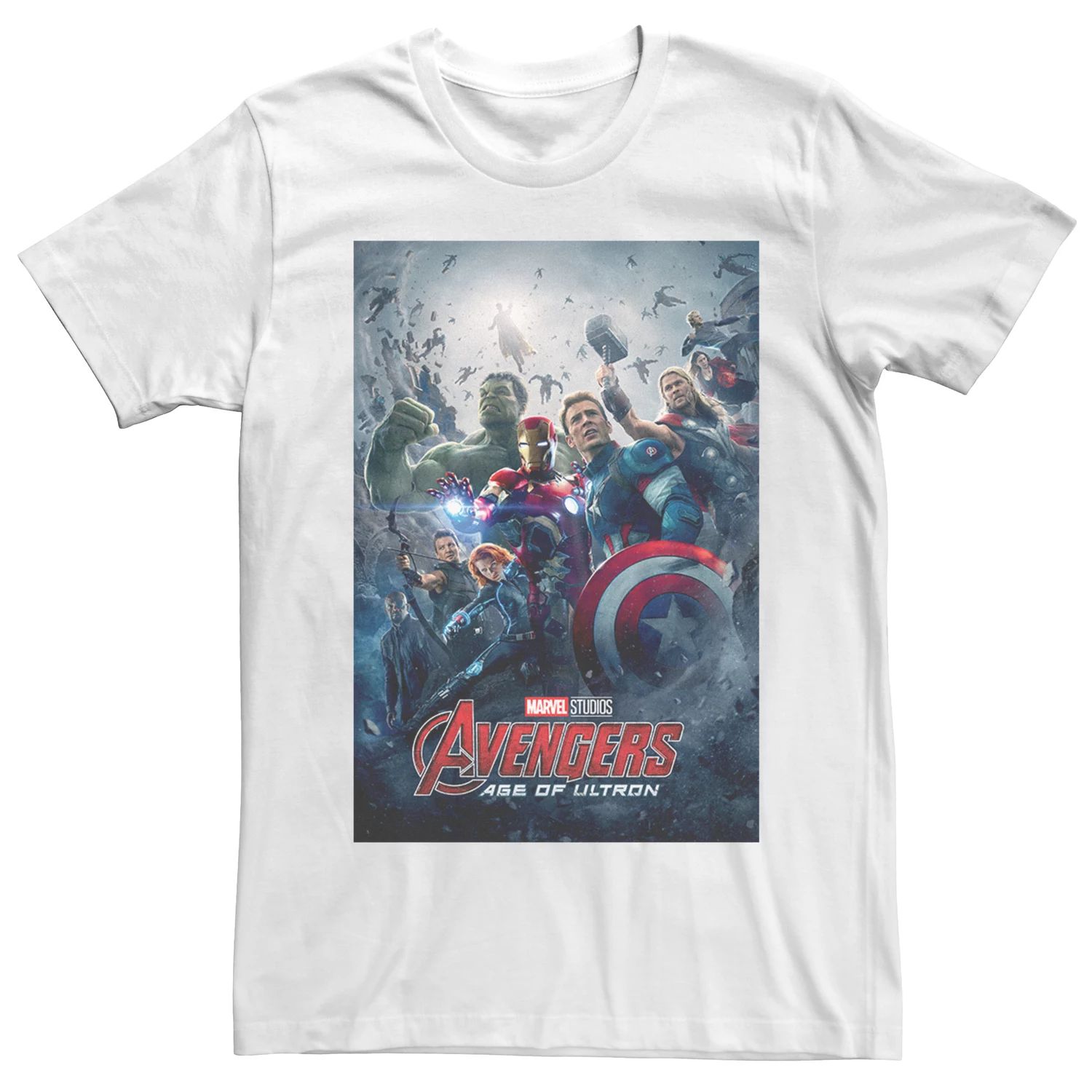 Мужская футболка Avengers Age Of Ultron Licensed Character фигурка neca avengers age of ultron body knockers – hulk – на солнечной батарее 15 см