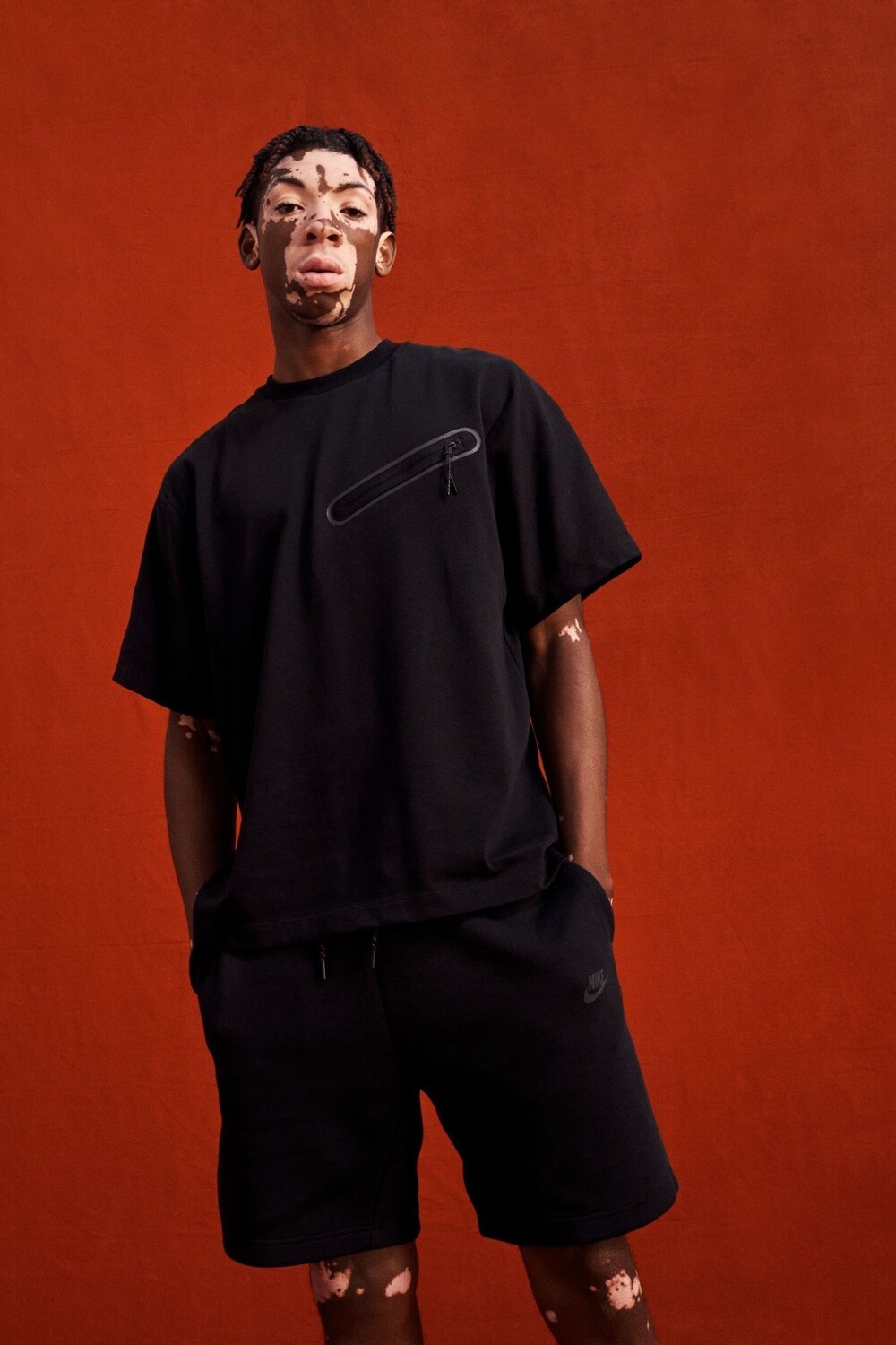 

Шорты из технического флиса Nike, черный