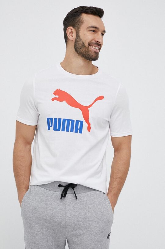 

Хлопковая футболка Puma, белый