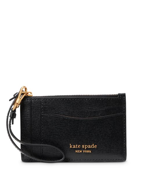 

Ремень Morgan из сафьяновой кожи для монет и карточек kate spade new york, цвет Black