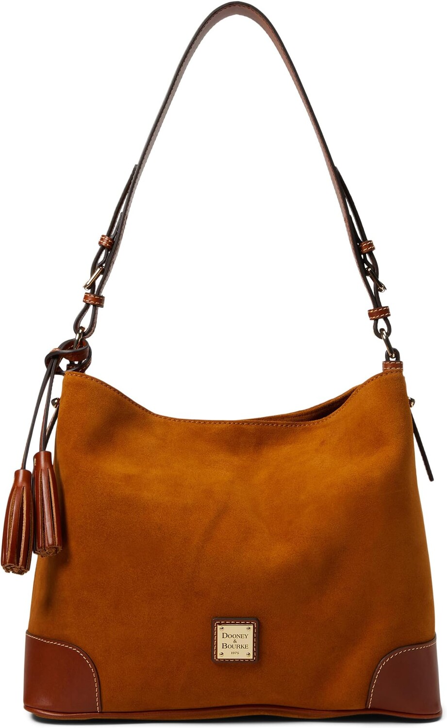 

Замшевая большая сумка Dooney & Bourke, цвет Honey
