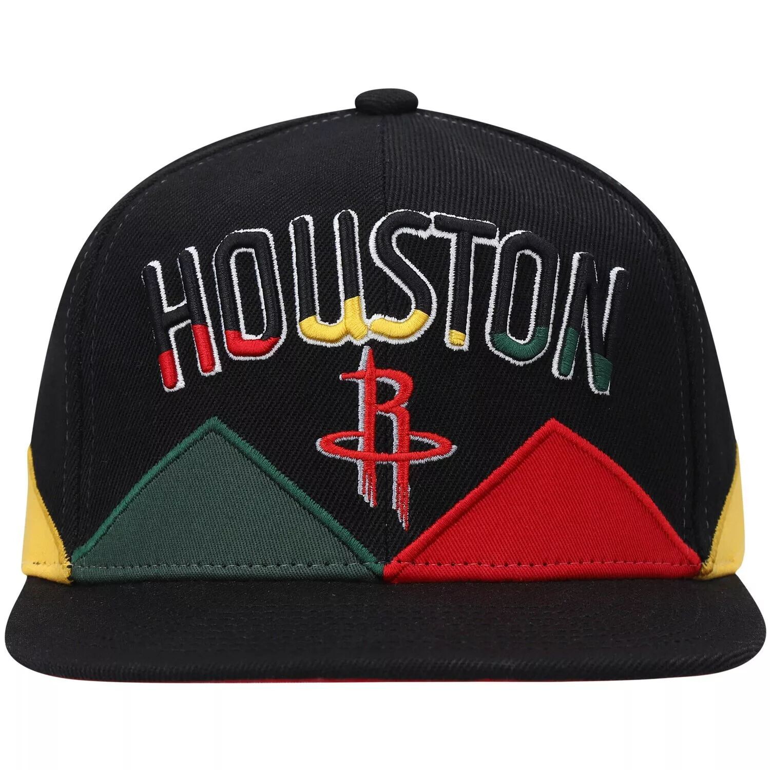 

Мужская черная бейсболка Mitchell & Ness Houston Rockets Black History Month Snapback