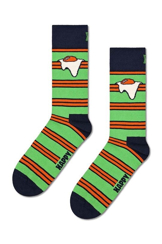 

Носок в полоску с яйцом Happy Socks, зеленый
